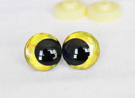 10pairs NEW DESIGN 12mm 14 16 18 20 25 30mm  New Cartoon 3D glitter toy safety eyes  doll pupil eyes with hard washer -D12