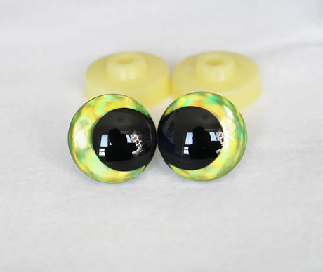 10pairs NEW DESIGN 12mm 14 16 18 20 25 30mm  New Cartoon 3D glitter toy safety eyes  doll pupil eyes with hard washer -D12