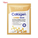 10pcs Anti-wrinkle Collagen Face Mask Moisturizing Anti-aging Repair Brightening skincare Face Sheet Mask Facial Masks Skin Care