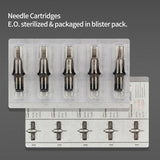 10pcs Cartridge Tattoo Needles RL RS RM M1 Disposable Sterilized Safety Tattoo Needle for Cartridge Machines Grips