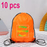 10pcs/Lot Custom Drawstring Backpack Outdoor Travel Sports Bag Training Gym Shoe Bag Printing Design Logo Personalized Gift