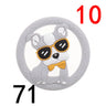 10pcs Silicone Teethers Babies Accessories Newborn Baby Teether Baby Products Pacifier Personalized Bear Dinosaur Koala BPA Free