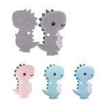 10pcs Silicone Teethers Babies Accessories Newborn Baby Teether Baby Products Pacifier Personalized Bear Dinosaur Koala BPA Free