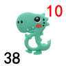 10pcs Silicone Teethers Babies Accessories Newborn Baby Teether Baby Products Pacifier Personalized Bear Dinosaur Koala BPA Free