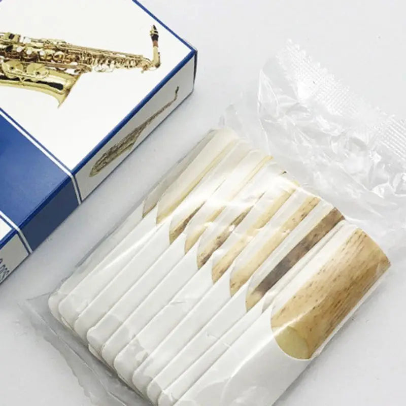 10pcs/set Alto/Soprano/Tenor Saxophone Reeds Strength 2.5 Bb Clarinet Reed