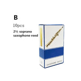 10pcs/set Alto/Soprano/Tenor Saxophone Reeds Strength 2.5 Bb Clarinet Reed