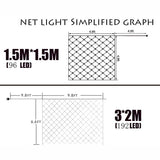 Net Mesh Waterproof String Lights