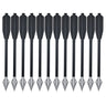 12/24 pcs Hunting Aluminum Tips Bolt 6.25inch Arrow for Archery 50/80lb Short Arrow Bow Assories Hunting Shooting Arrow