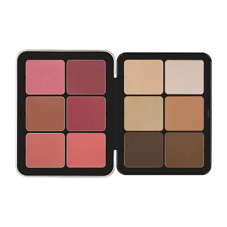 12 Color Blush Concealer Set Natural Blemish Brightening Highlighter 16 Color Waterproof face contour cream palette custom logo