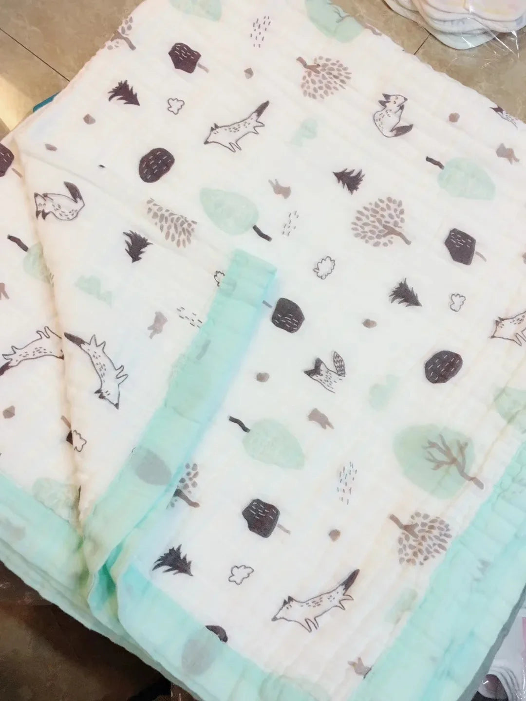 120*150cm Six Layers Muslin Cotton Baby Blankets Newborn Boys Girls Receiving Swaddle Wrap Kids Swaddling Bedding Sheet