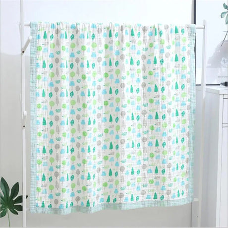 120*150cm Six Layers Muslin Cotton Baby Blankets Newborn Boys Girls Receiving Swaddle Wrap Kids Swaddling Bedding Sheet