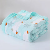 120*150cm Six Layers Muslin Cotton Baby Blankets Newborn Boys Girls Receiving Swaddle Wrap Kids Swaddling Bedding Sheet