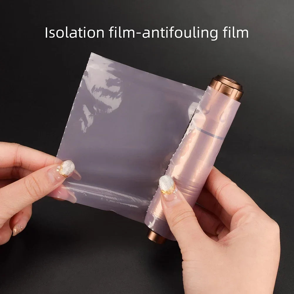 1200pcs Waterproof Tattoo Barrier Film Pro Disposable Tattoo Clear Wrap Membrane Anti-fouling Film Adhesive Bandage 10x15cm