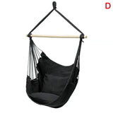 120KG Garden Hanging Chair Fabric Camping Rope Bed Bedroom Swing Seat Hammock Chair Hanging Hammock Hammock Swings