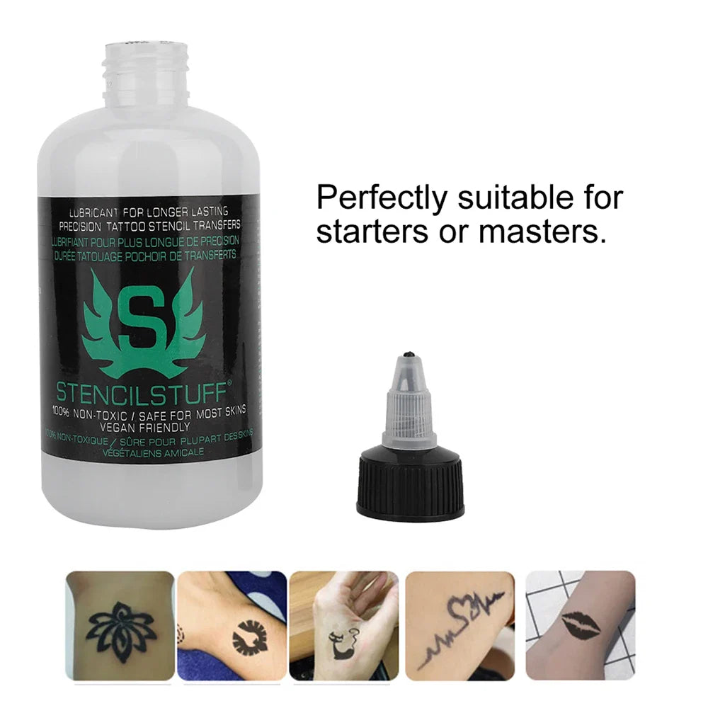 120ML Professional Tattoo Stencil Magic Gel Thermal Copier Tattoo Transfer Stuff Solution Cream Tattoo Ink Set