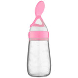 125ML Rice Paste Bottle Baby Spoon Feeder Dropper Silicone Spoons For Feeding Medicine Toddler Of Utensils Newborn Accessories