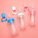 125ML Rice Paste Bottle Baby Spoon Feeder Dropper Silicone Spoons For Feeding Medicine Toddler Of Utensils Newborn Accessories