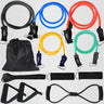 12PCS Resistance Bands Set Bodybuilding Home Gym Equipment Professional Training Weight Fitness Elastic Rubber Bands Expander