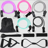 12PCS Resistance Bands Set Bodybuilding Home Gym Equipment Professional Training Weight Fitness Elastic Rubber Bands Expander