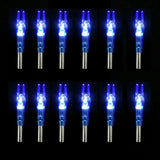 12Pcs Automatic LED Archery Arrows Lighted Nocks 6.2mm Arrow Nock Tail For Hunting Arrow Shaft Accessories High Quality