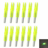 12Pcs Automatic LED Archery Arrows Lighted Nocks 6.2mm Arrow Nock Tail For Hunting Arrow Shaft Accessories High Quality