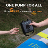 12V SUP Max 20PSI Inflation Pump Electric Air Pump Inflate Pump For Paddle Board Pump Inflatable Boat Kayak Car Accessories