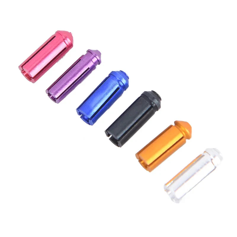 12pcs Aluminum Alloy Darts Flight Savers Dart Wing Tail Protector Steel Soft Tip Darts Accessories 5 Colors 0.8cm