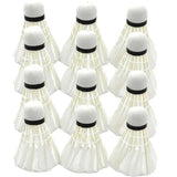 12pcs Badminton Ball Duck Feather Badminton Shuttlecocks With Foam Head Reusable Highly Stable Badminton For Beginners