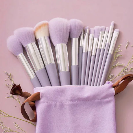 13PCS Makeup Brushes Set Eye Shadow Foundation Women Cosmetic Brush Eyeshadow Blush Powder Blending Beauty Soft Make Up Tools