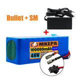 13S3P 48V 100000mAh 100Ah Lithium-ion Battery Pack with 1000W BMS for 54.6V E-bike Electric Bicycle Scooter