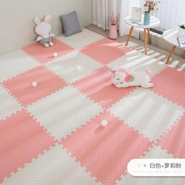 16pcs Foam Baby Play Mat Puzzle Mat Kids Interlocking Exercise Tiles Rugs Floor Tiles Toy Carpet Soft Carpet 30*30*1cm