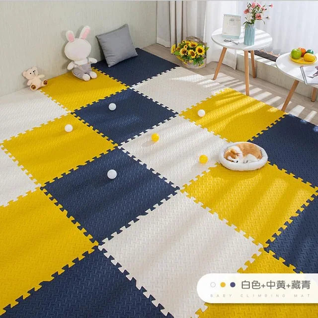 16pcs Foam Baby Play Mat Puzzle Mat Kids Interlocking Exercise Tiles Rugs Floor Tiles Toy Carpet Soft Carpet 30*30*1cm