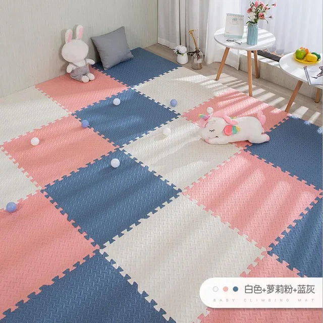 16pcs Foam Baby Play Mat Puzzle Mat Kids Interlocking Exercise Tiles Rugs Floor Tiles Toy Carpet Soft Carpet 30*30*1cm