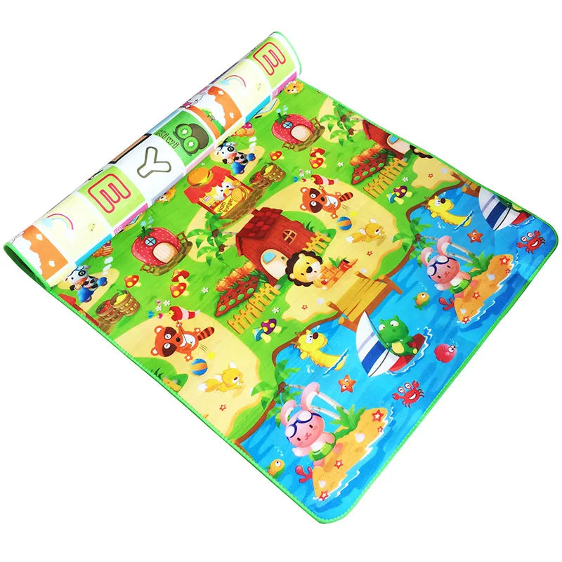 180*120cm Baby Play Mat Children Puzzle Toy Crawling Carpet Kids Rug Game Activity Gym Developing Rug Eva Foam Soft Floor