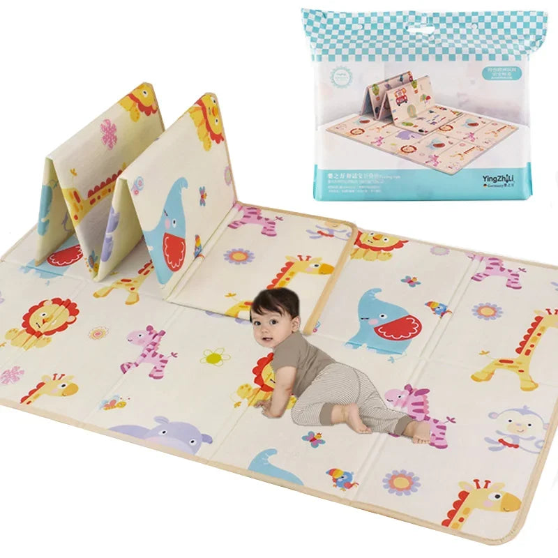 180x100cm Foldable Baby Play Mat Puzzle Mat Educational Children Carpet in the Nursery Climbing Pad Kids Rug Activitys Game Toys