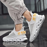 Men's White Foot Pace Sneaker