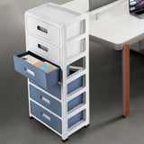 1PC Floor Standing Storage Cabinet with 6 Drawers Multipurpose Cabinet For Home and Office File Storage