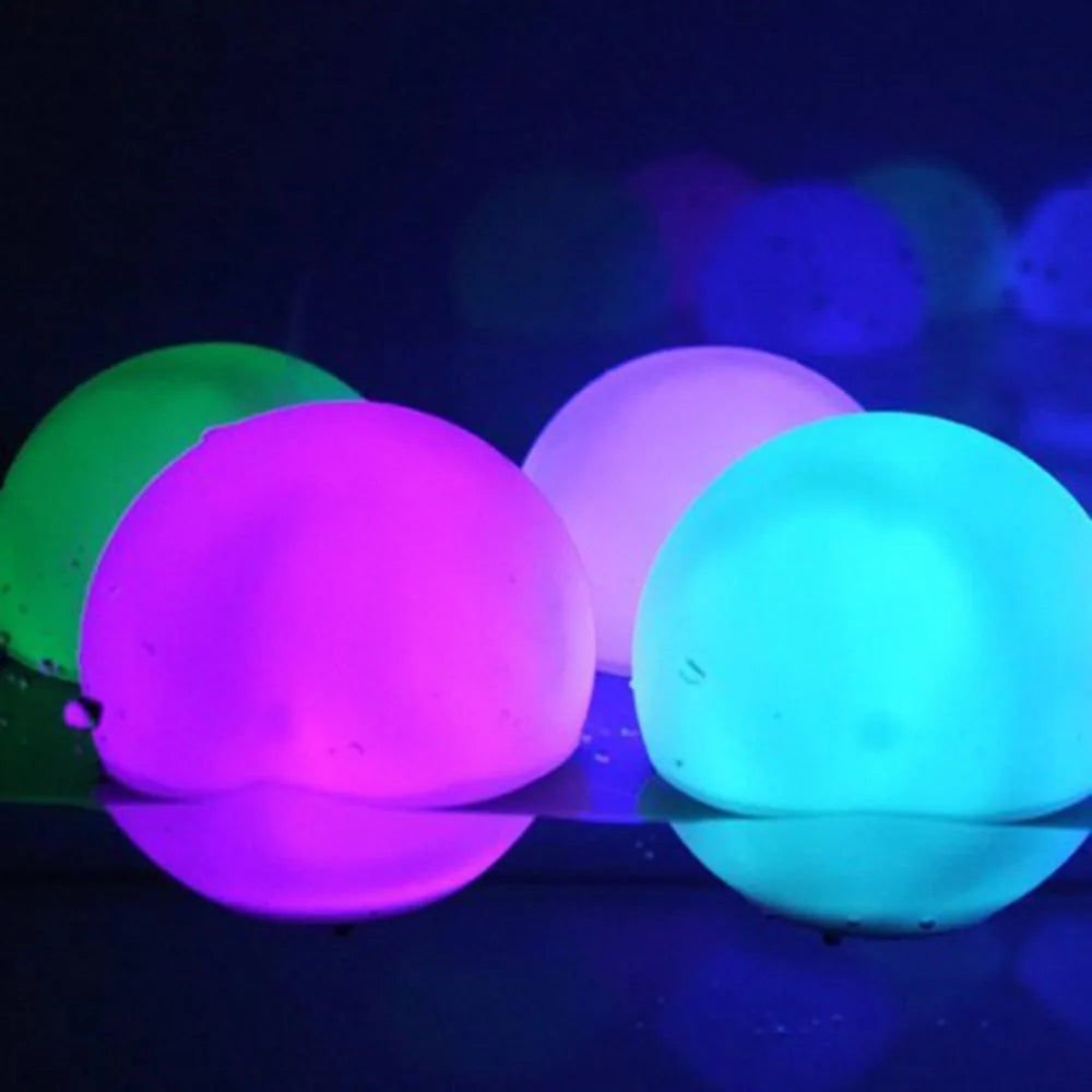 1PC LED Balloon Large Inflatable Ball Beach Water Pool Party Waterproof Floating Toy Outdoor Balls Garden Luminous Toy