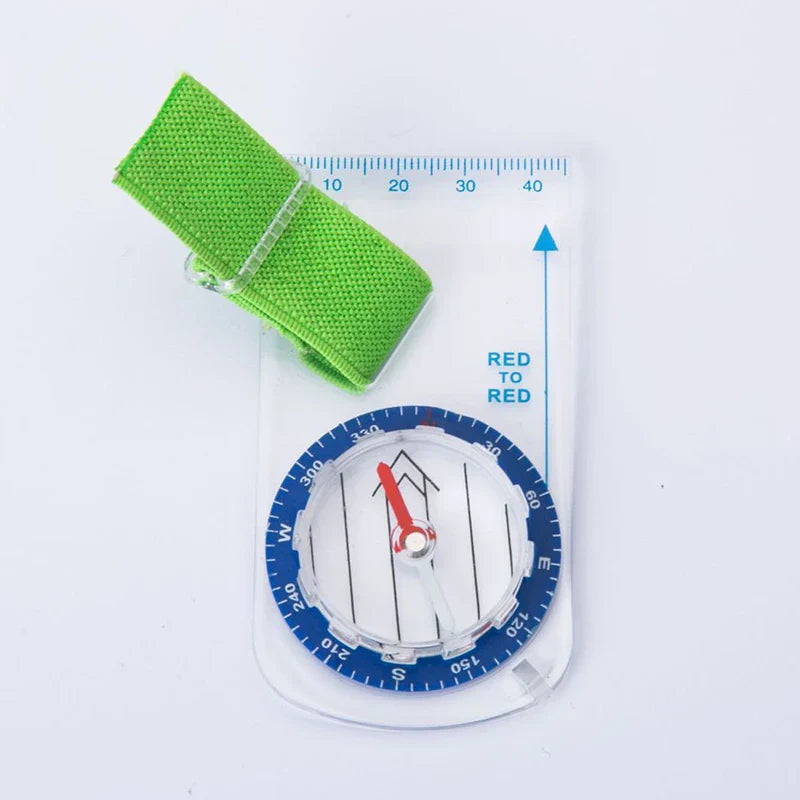 1PCS Outdoor Professional Thumb Compass Elite Competition Orienteering Compass Portable Compass Map Scale Compass 76x92x13mm