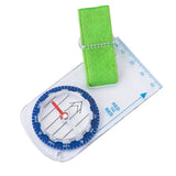 1PCS Outdoor Professional Thumb Compass Elite Competition Orienteering Compass Portable Compass Map Scale Compass 76x92x13mm