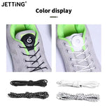 1Pair Sneaker ShoeLaces Elastic No Tie Shoe Laces Stretching Lock Creative Lazy laces Quick Rubber Shoelace Shoestrings