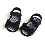 1Pair Summer Baby Infant Girls Shoes Breathable Anti-Slip Bow Sandals Toddler Kids Soft Soled First Walkers Shoes For 0-18M