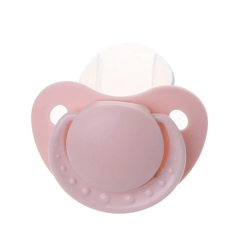 1Pc   Custom Big Size Food Grade Silicone Adult Pacifier Funny Parent-child Toys