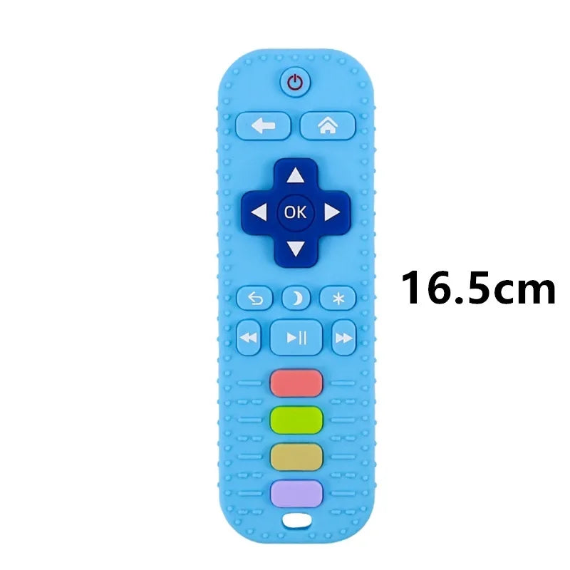 1Pc Grade Silicone Baby Teether Soothing Teether Early Educational Sensory Toys for Infant Teether Remote Control Shape