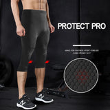 1Pc Sports Anti-collision Pants,Safety Anti-Collision Basketball Men Fitness Training 3/4 Leggings Crash Pant Honeycomb Knee Pad