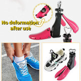 1Pc Unisex Adjustable Flats High Heel Boots Shoe Stretcher Shoe Trees Men Women Plastic Portable Shoe Shaper Stretchers Holder