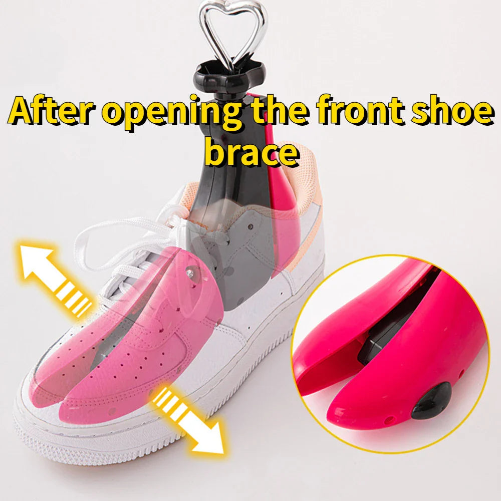 1Pc Unisex Adjustable Flats High Heel Boots Shoe Stretcher Shoe Trees Men Women Plastic Portable Shoe Shaper Stretchers Holder