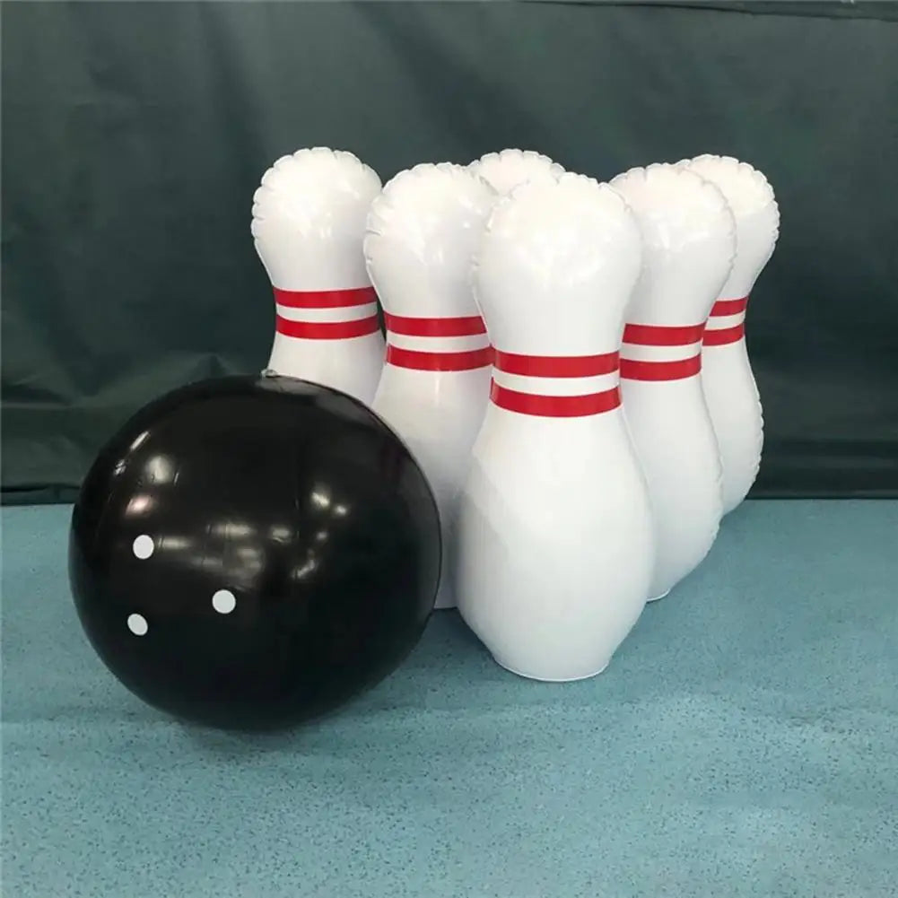 1Set Inflatable Bowling Set For Kids Adults Outdoor Sports Toys Family Lawn Yard Games Parent Child Sports Baby Bowling Toys