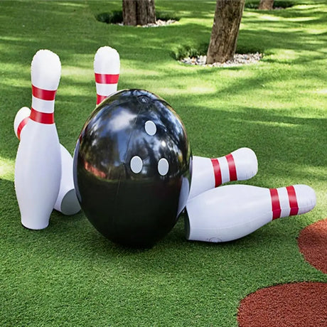 1Set Inflatable Bowling Set For Kids Adults Outdoor Sports Toys Family Lawn Yard Games Parent Child Sports Baby Bowling Toys