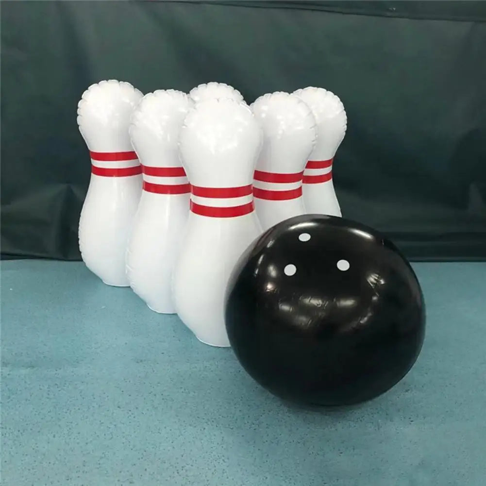 1Set Inflatable Bowling Set For Kids Adults Outdoor Sports Toys Family Lawn Yard Games Parent Child Sports Baby Bowling Toys